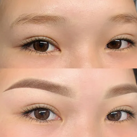 Chân mày tán bột — khách hàng thực tế tại Winnie Beauty, ảnh 3
