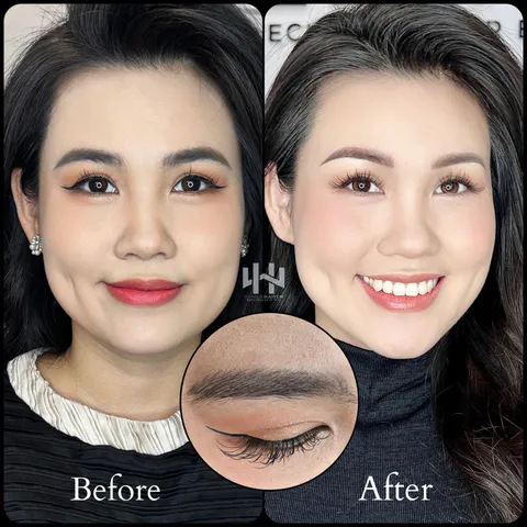 Chân mày kết hợp — khách hàng thực tế tại Winnie Beauty, ảnh 4