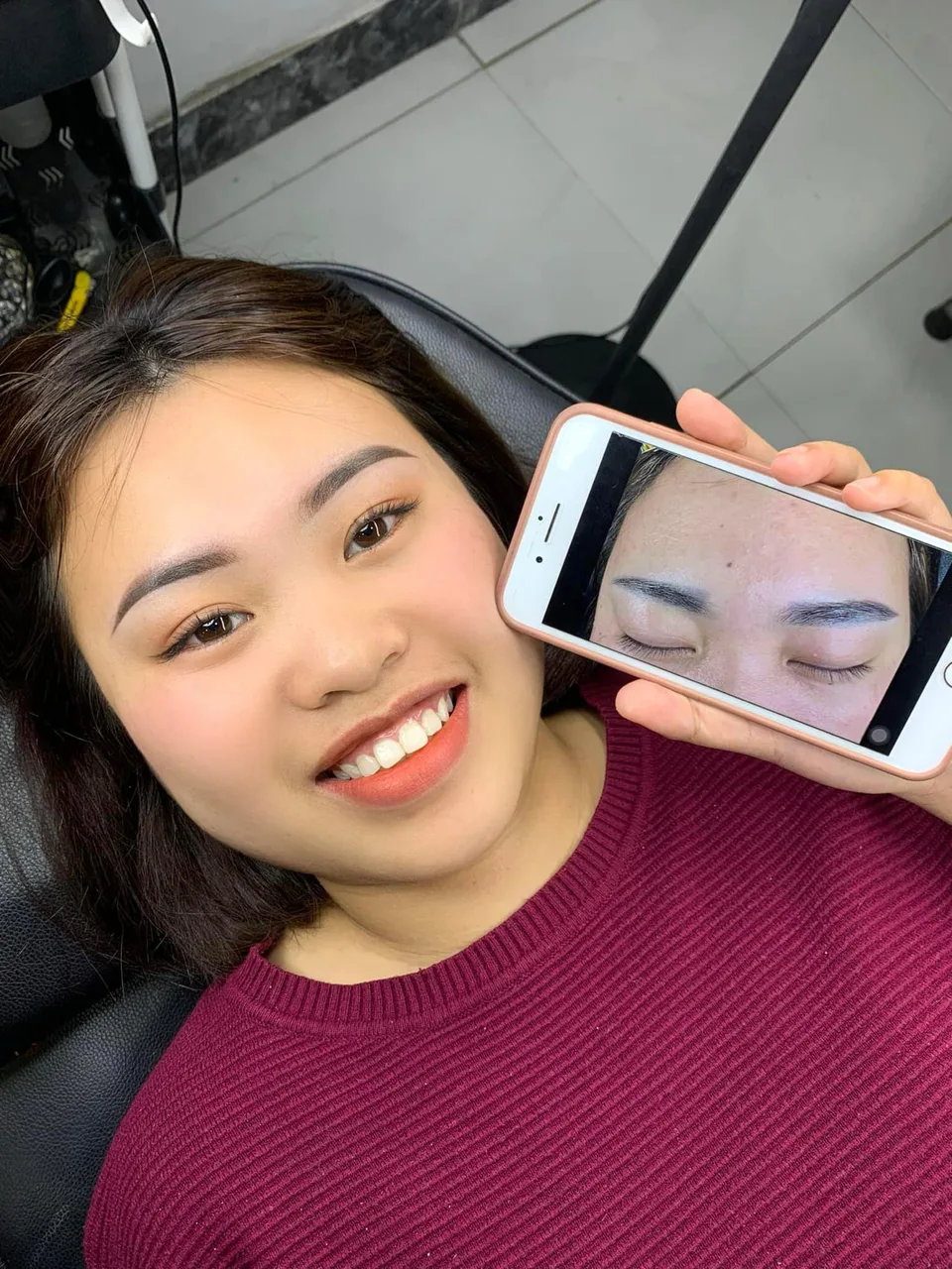 Powder Shading Brows — Chân mày tán bột — Ảnh 5