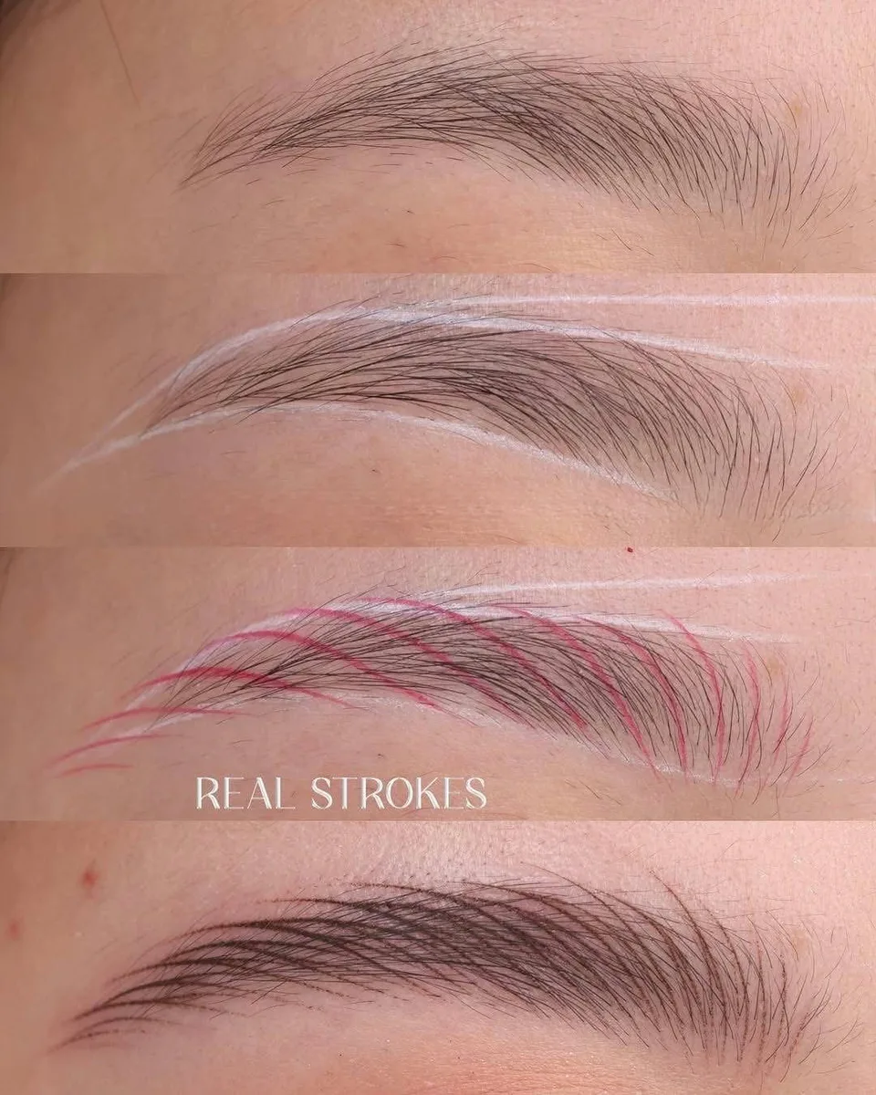 Hyperrealistic Hairstroke Brows — Chân mày sợi siêu thực — Ảnh 7
