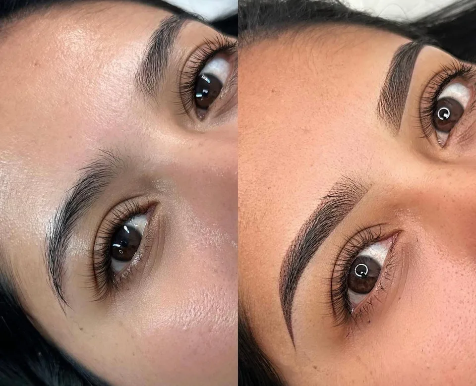 Powder Shading Brows — Chân mày tán bột — Ảnh 9