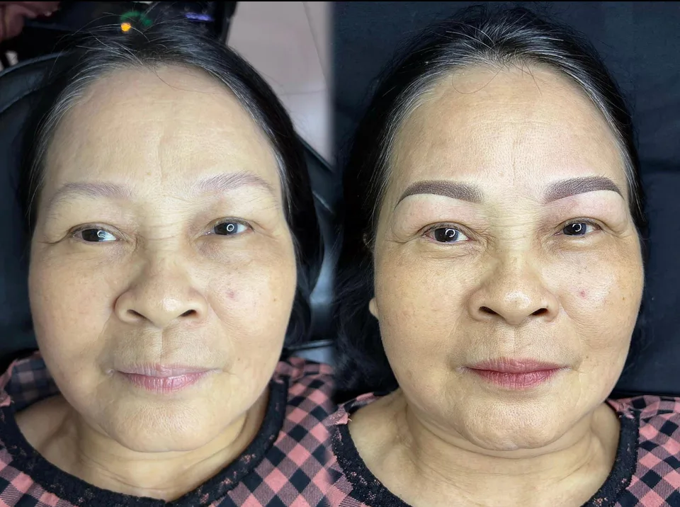 Powder Shading Brows — Chân mày tán bột — Ảnh 7