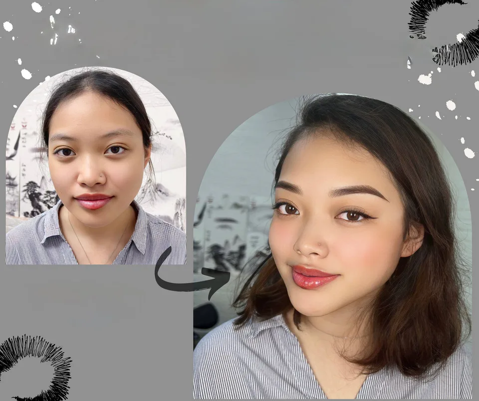 Powder Shading Brows — Chân mày tán bột — Ảnh 3